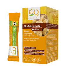 LivQ Органічні пивні дріжджі первинного бродіння Bio-Primärhefe + Maca