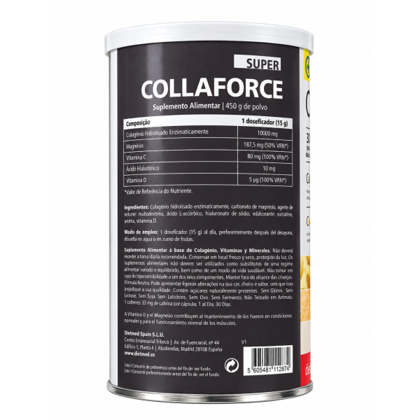 КОЛАФОРС СУПЕР + МАГНЕЗИО 10000 (Суперсила колагену+магній) 450 грам COLLAGENFORCE + MAGNESIO