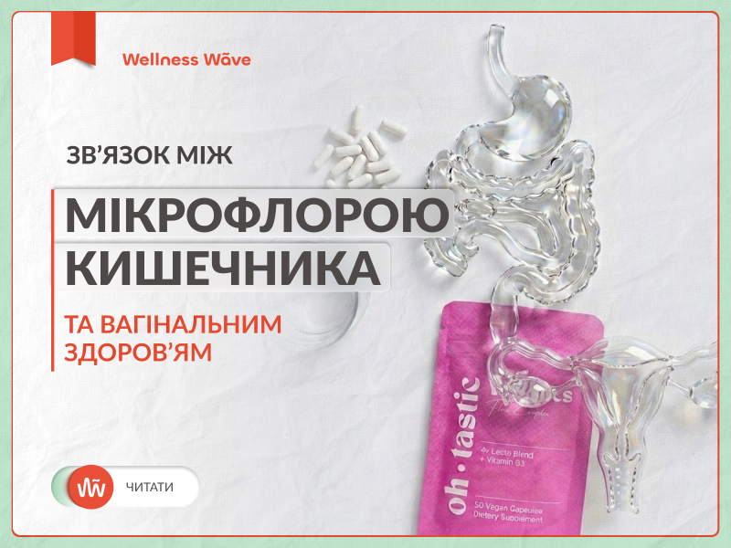 Зв’язок між мікрофлорою кишечника та вагінальним здоров’ям: як пробіотики впливають на інтимне здоров’я